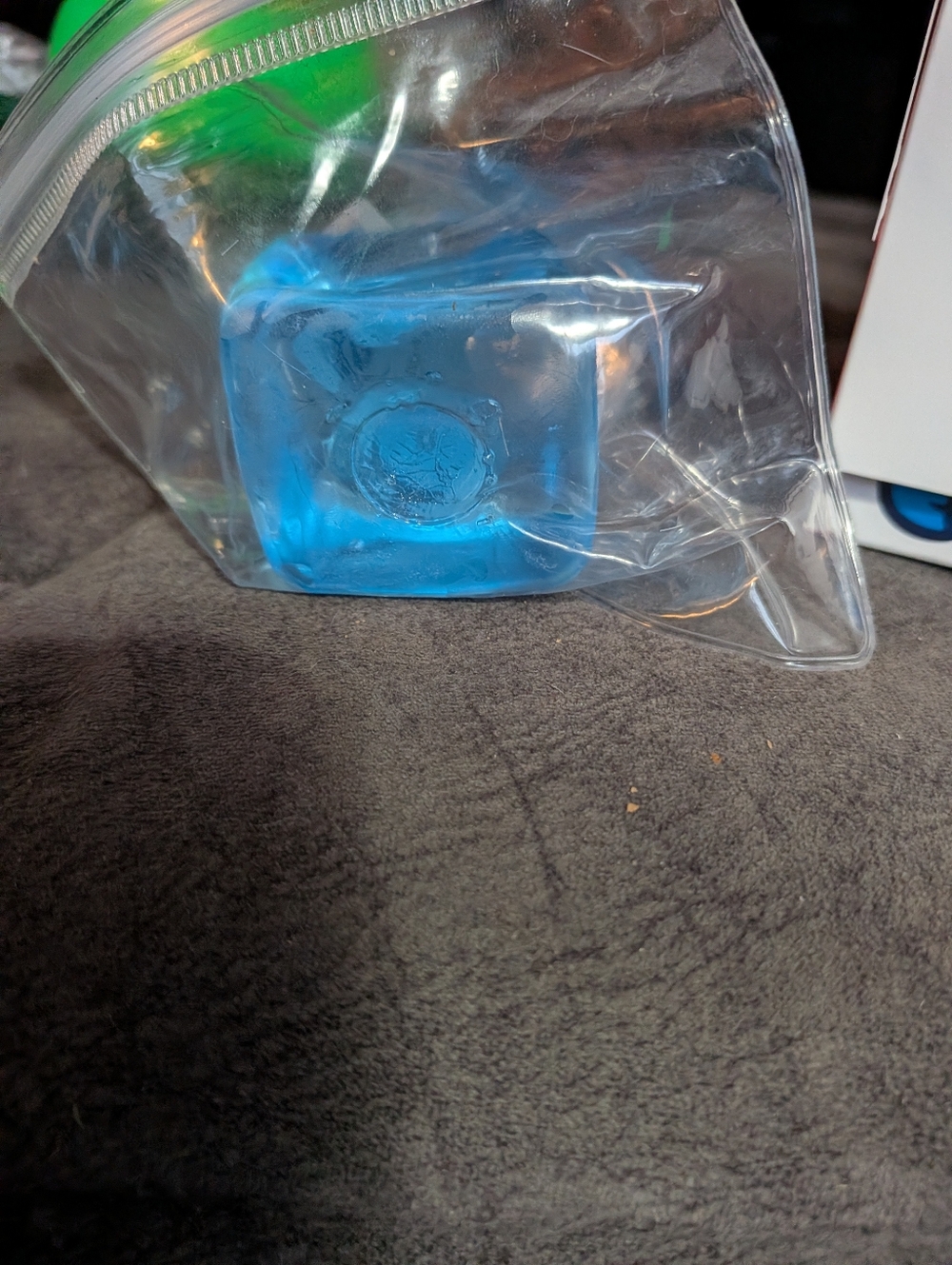 Blue Squishy Cube - Picture 6 of 6
